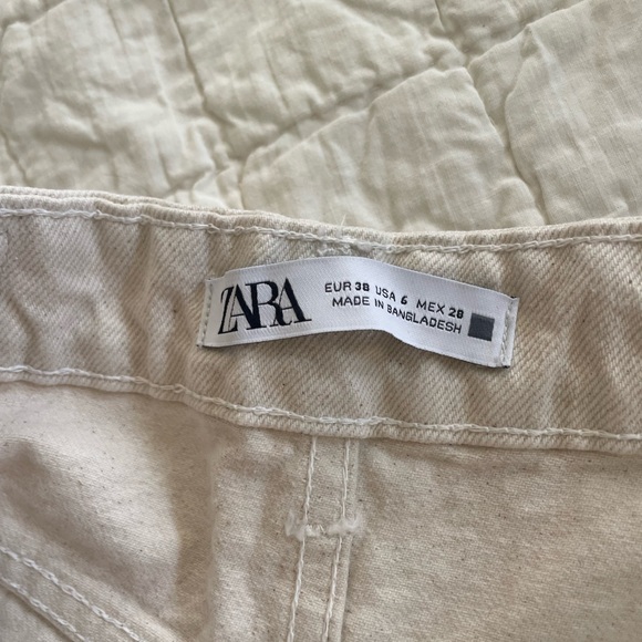 Zara shorts set of two cream blue 6 - Picture 5 of 10